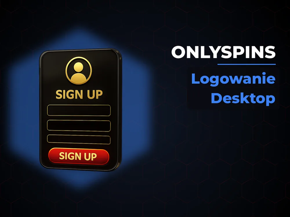 Onlyspins - Logowanie Desktop